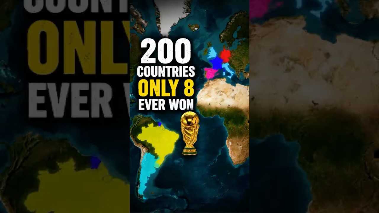Only 8 Countries Have Won The World Cup! 🤯 #worldcup #football