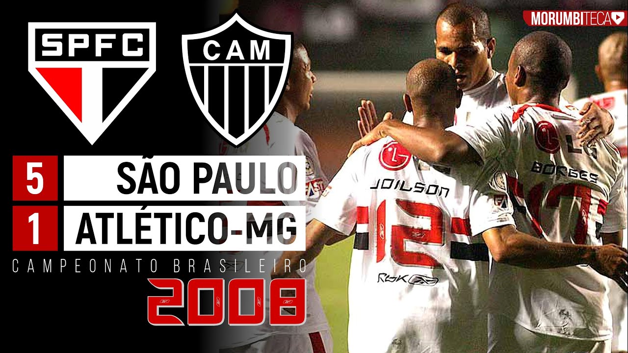 São Paulo 5x1 Atlético-MG - 2008 - GOLEADA COM 2 GOLS DE HUGO E GOLAÇOS DE HERNANES E ANDRÉ DIAS!!