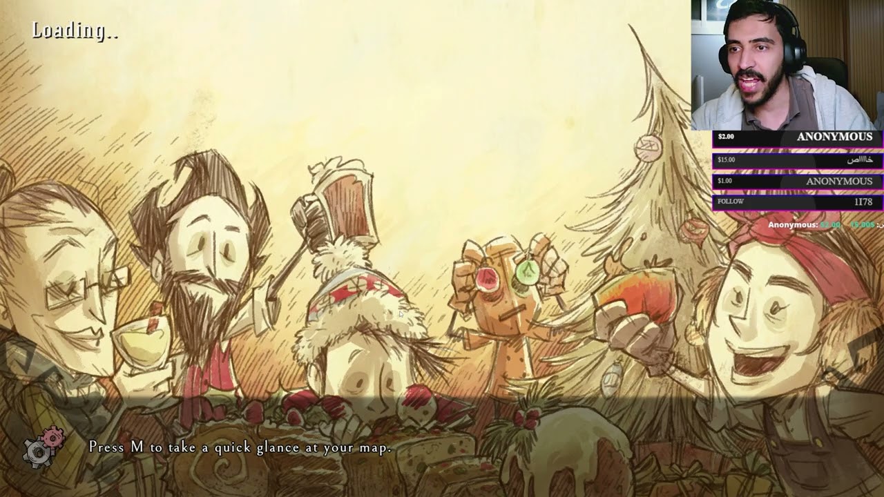 Dont starve toghter لا تجوع l نحاول نعيش اكثر وقت ممكن باكثر ناس عشوائيين ح 1