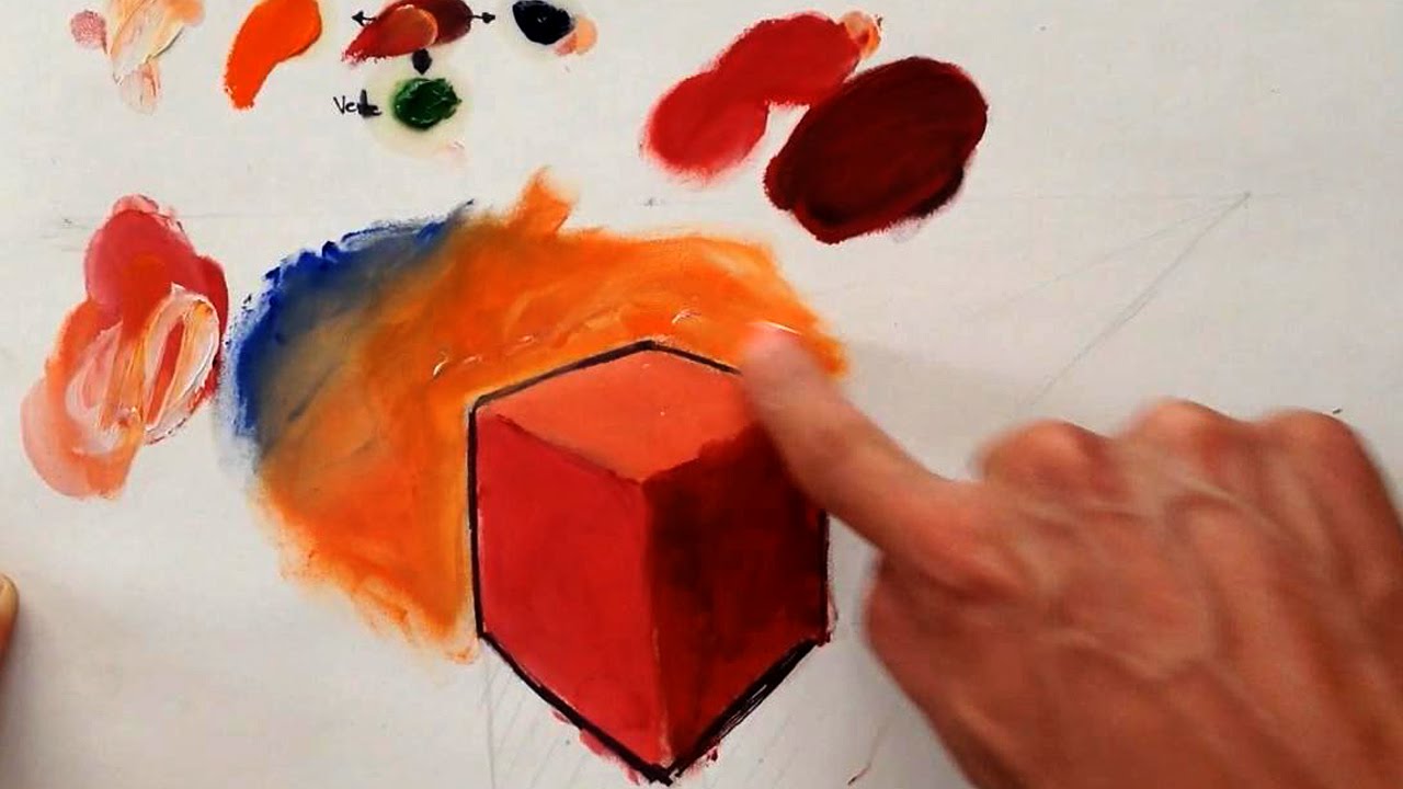 EL COLOR, como dar luces y sombras, oleo. Sirve para digital. Curso de color