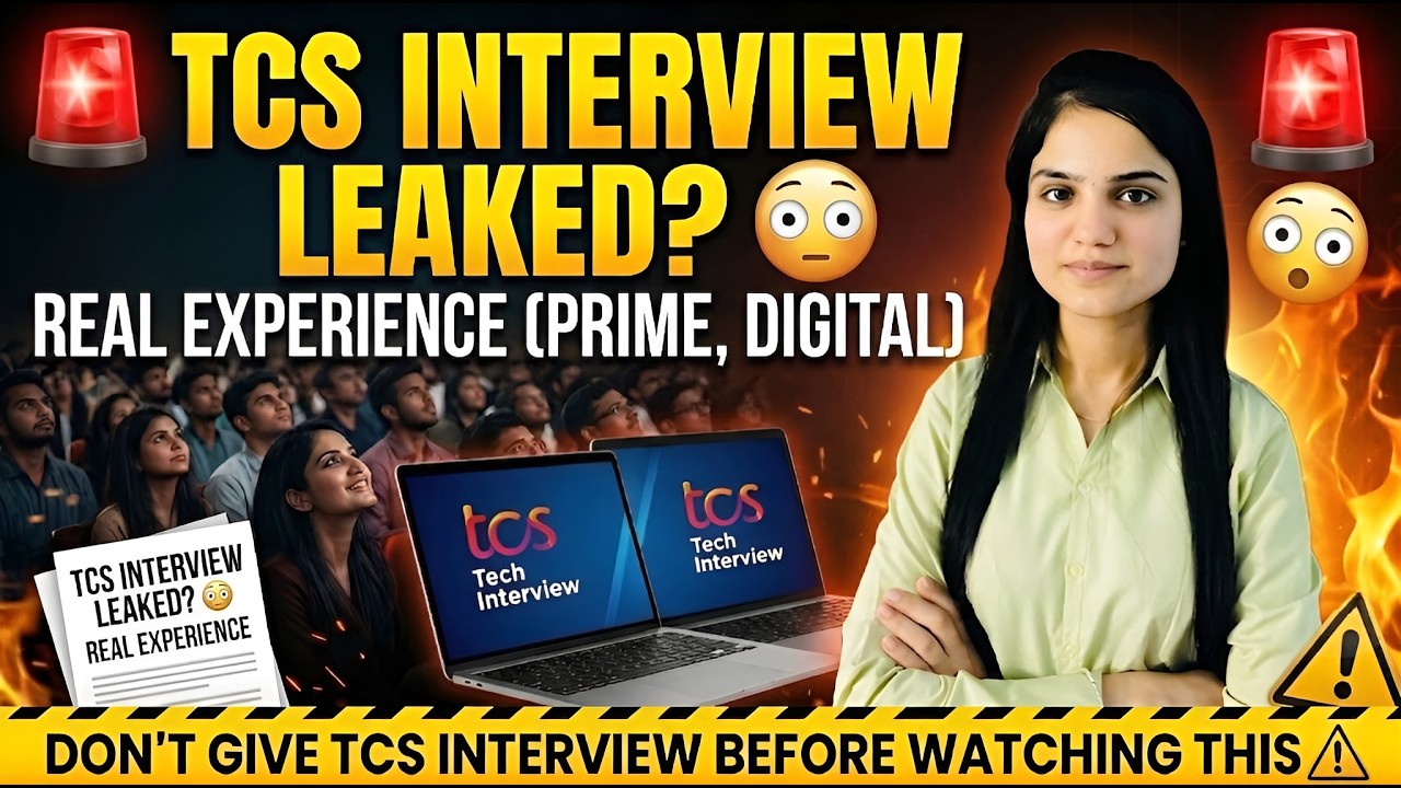 TCS Interview Questions | Prime & Digital Actual Experience + Real Questions 2026
