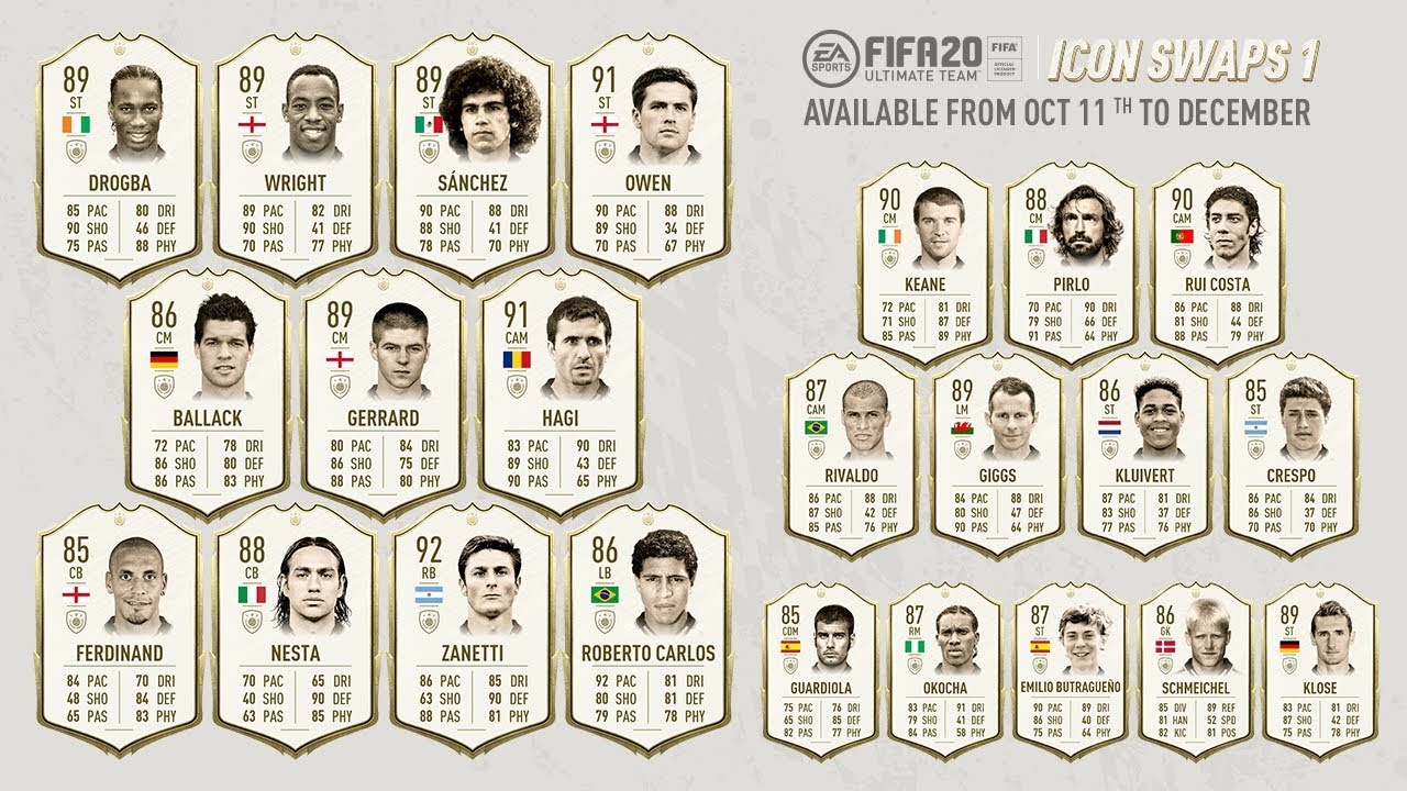 HOW ICONS WORK IN FIFA 20 | ICON SWAPS