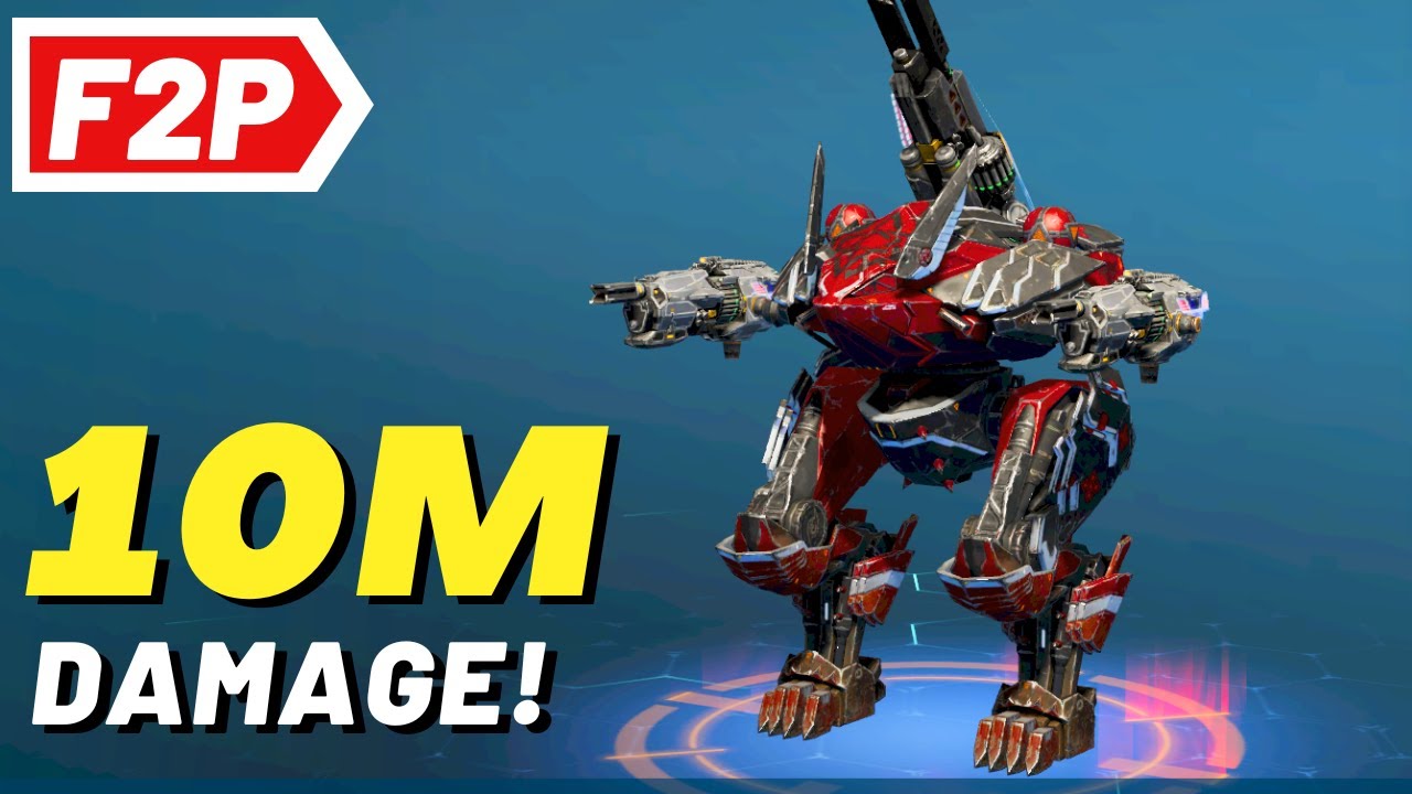 10,000,000 Damage using Free to Play Robots & Titan in War Robots Gameplay (No Commentary) WR F2P