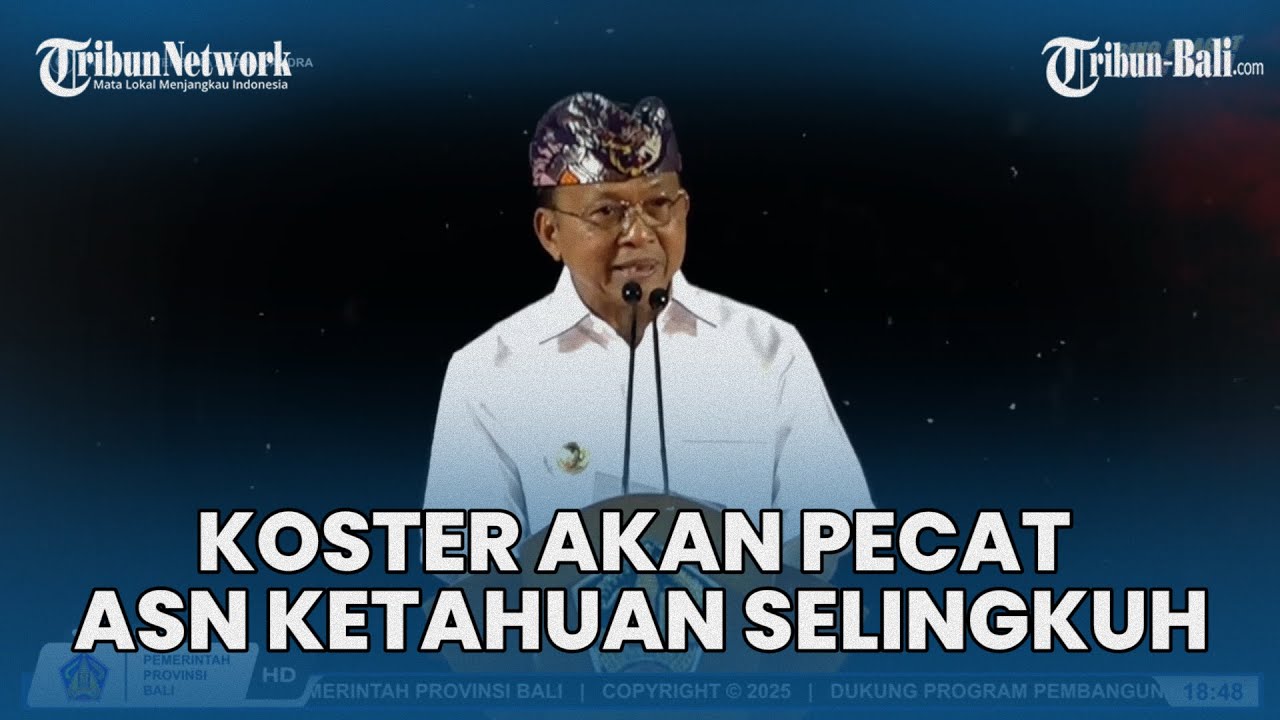 Miliki Tim Bayangan, Gubernur Bali Wayan Koster Akan Pecat ASN yang Ketahuan Selingkuh