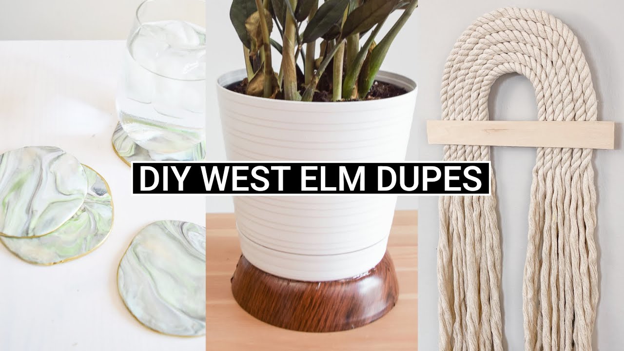 DIY West Elm DUPES 🪴 Recreating Expensive Room Decor for LESS!