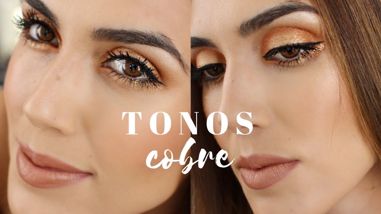 Copper Makeup / Maquillaje Facil tonos Cobrizos- karely