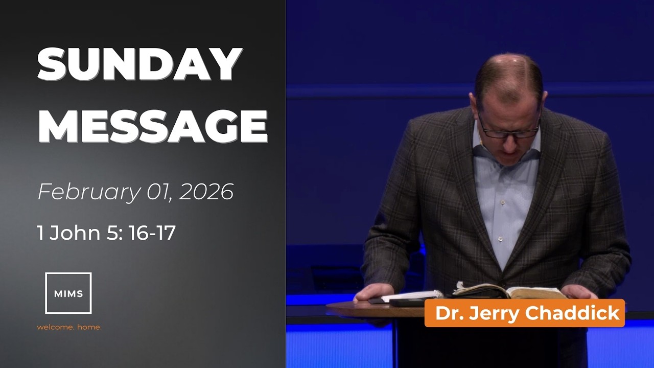 Sunday Message | 02-01-2026