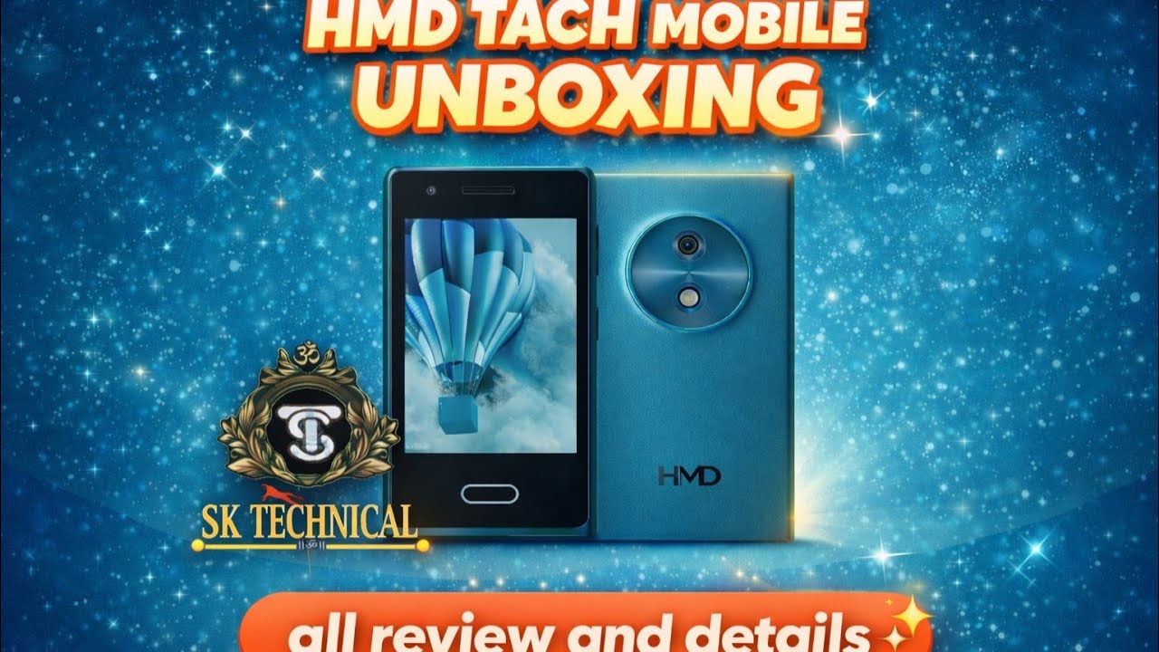 HMD tach mobile unboxing || #hmd #unboxing #technical #mobile #new #viral  