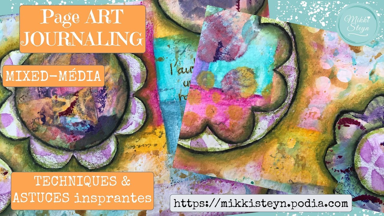 PAGE ART JOURNALING - Mixed-média - Techniques & Astuces inspirantes - Douce énergie d'automne