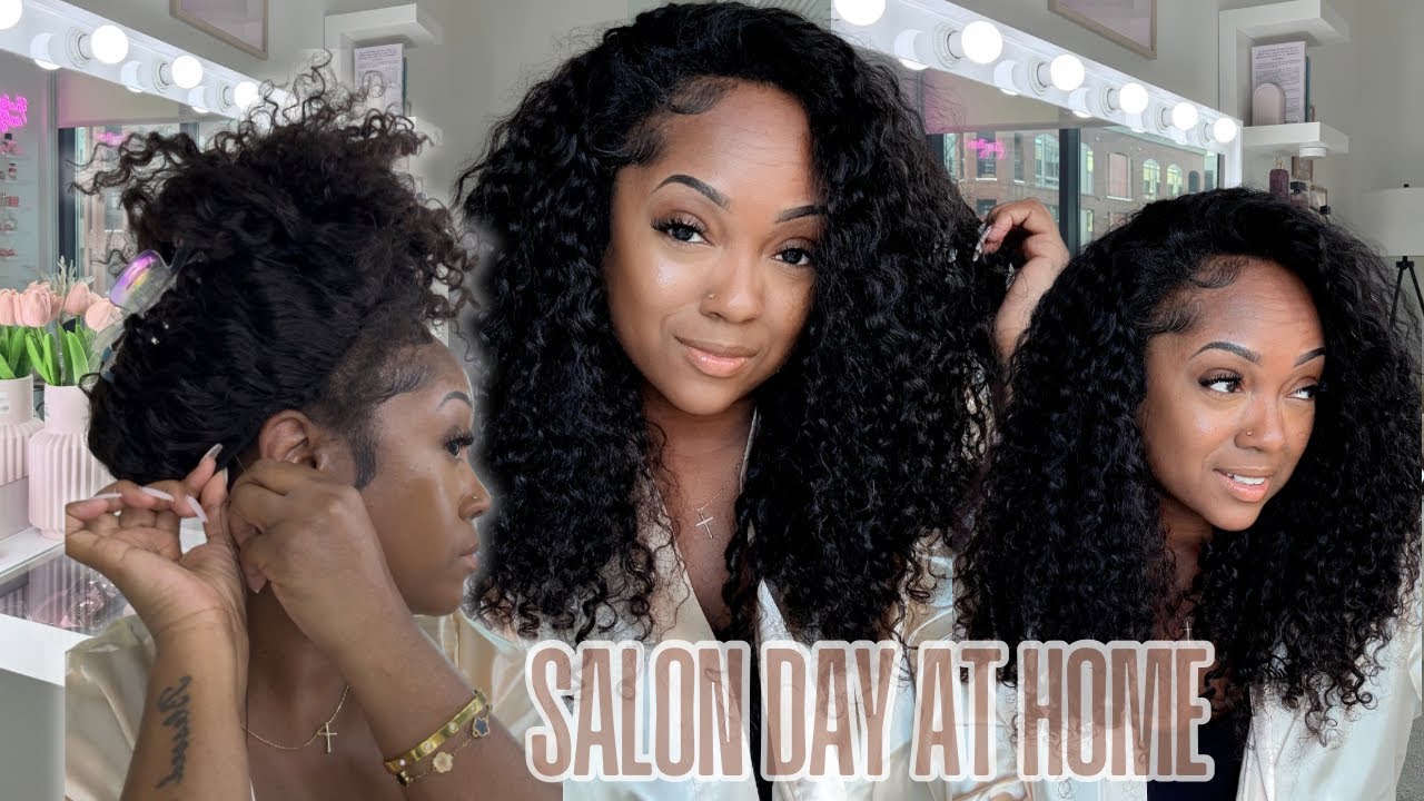 How to Sew Down a Half Wig for a Secure, Natural Install ft. YWigs