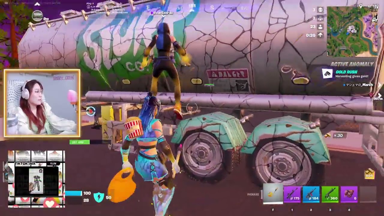 Let's go!! Top 02!! Let's have a good game!  | Popcorn Time = Fortnite play 🍿