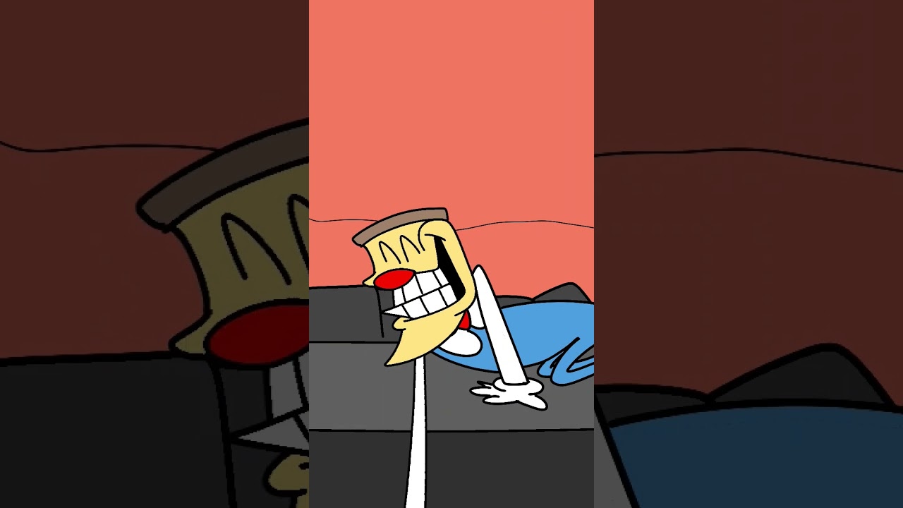 Pizza head is doing something suspicious 