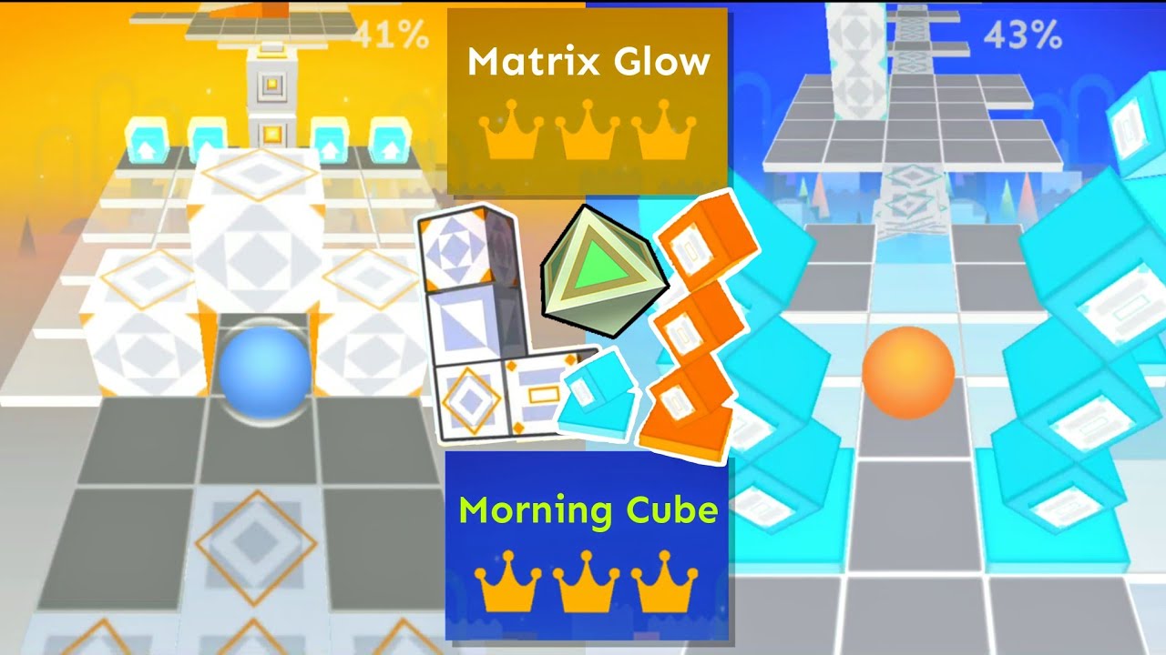 Rolling Sky - Matrix Glow & Morning Cube (ReSkinned Version)
