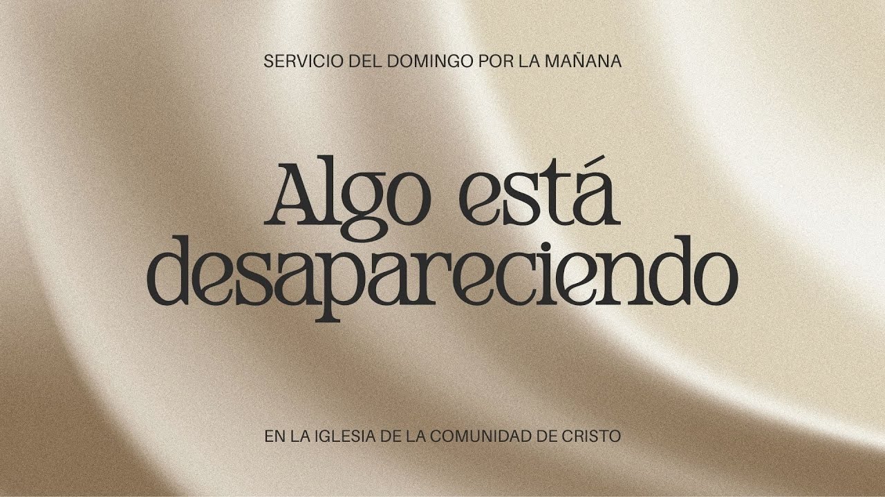 ALGO ESTÁ DESAPARECIENDO | PASTOR TODD SMITH | 11.01.26