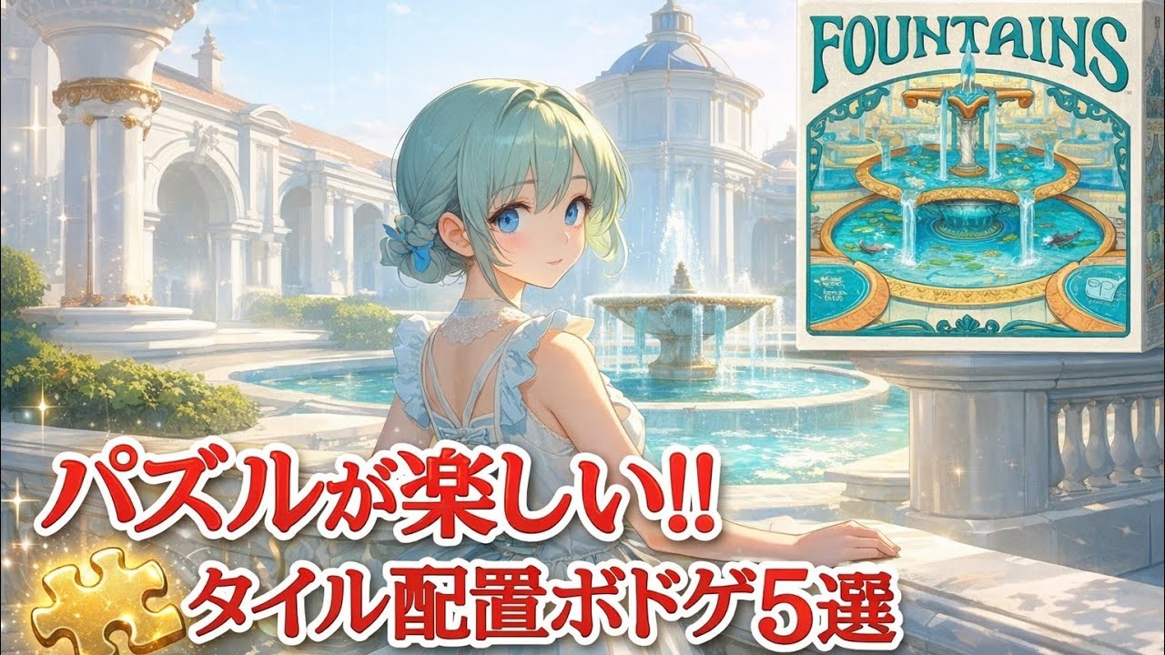 おすすめタイル配置ボドゲ5選【ボードゲーム】