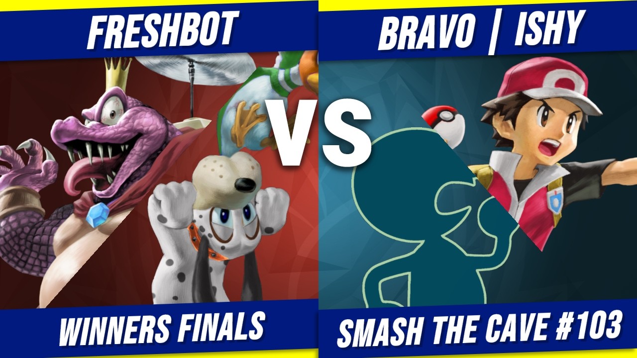 FreshBot (K.Rool, Duck Hunt) vs ishy (G&W, Pokemon Trainer) | Smash the Cave #103 - Winners Finals