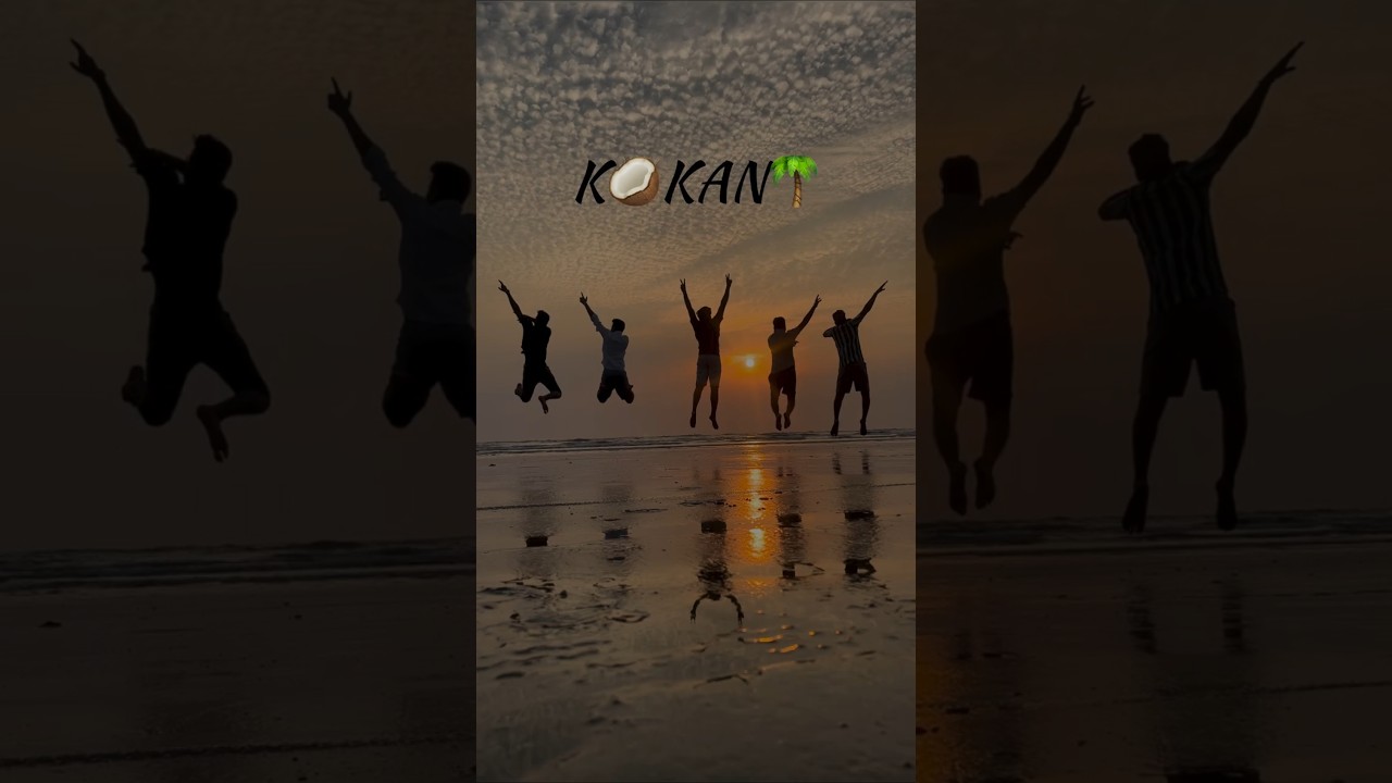 K🥥KAN, SUNSET & FRIENDS ❤️#kokan #konkanpremi #friends #viralvideo #beach #malvan