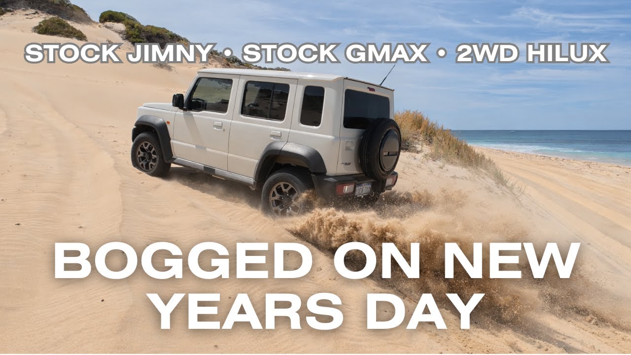 BOGGED on New Years at Wilbinga | Stock Jimny | Stock DMAX | 2WD Hilux