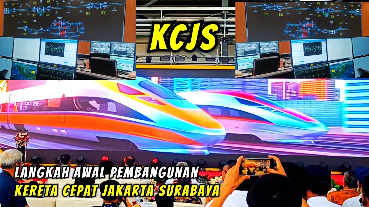 Ini yang Ditunggu2, Pembangunan Kereta Cepat Jakarta Surabaya Langkah Awal Dimulai. Hanya 3,5 Jam