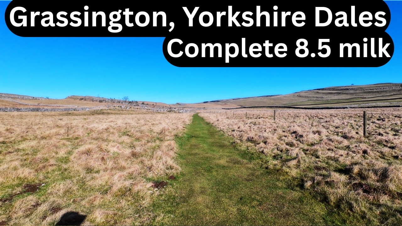 Grassington, Yorkshire Dales - Complete 8.5 mile spring walk.