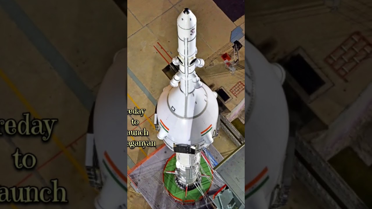 ready to launch GAGANYAN #shorts #youtubeshorts #youtubeshorts #gaganyan #isro #india #trending