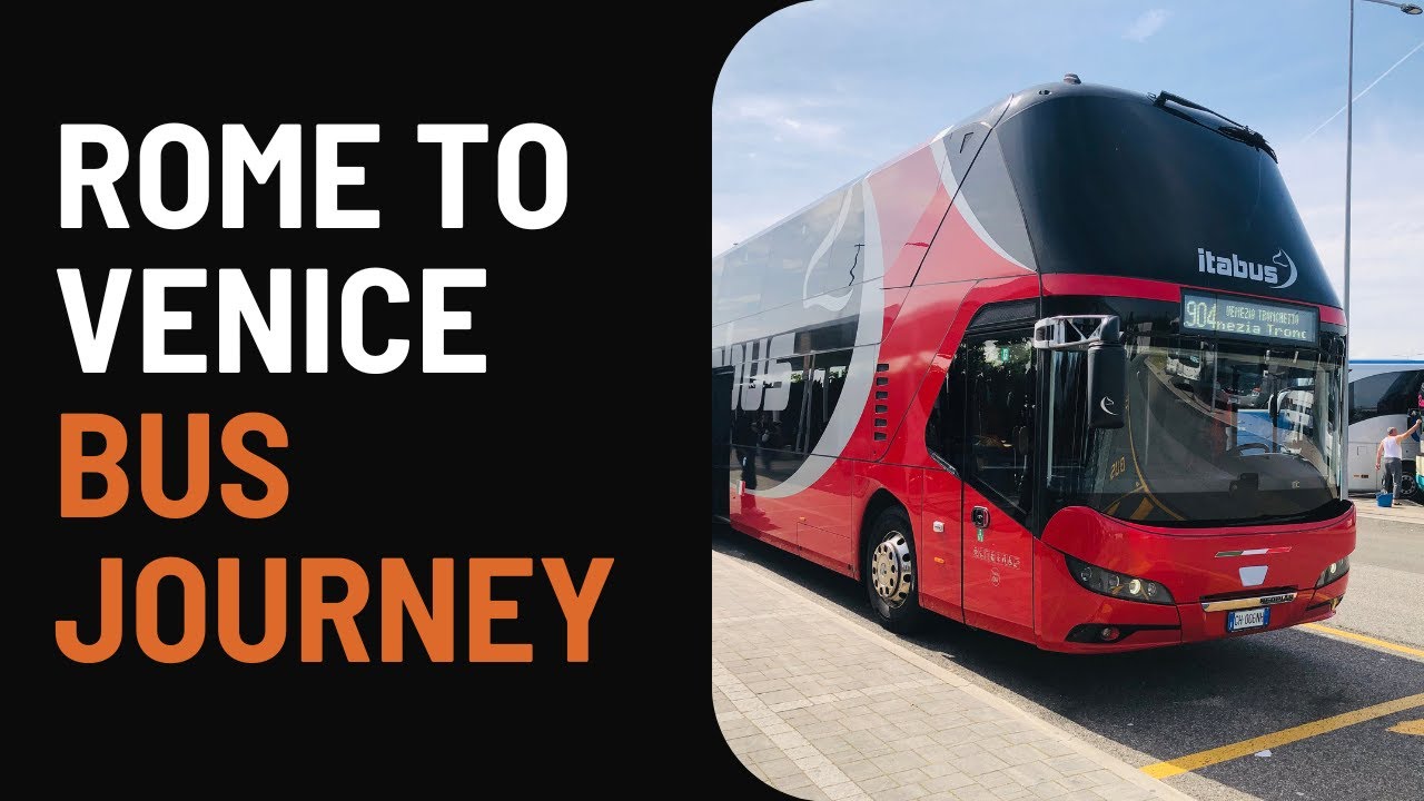 The Italian Highway Rome to Venice by Bus | itabus | italian bus journey | rome to venice buss