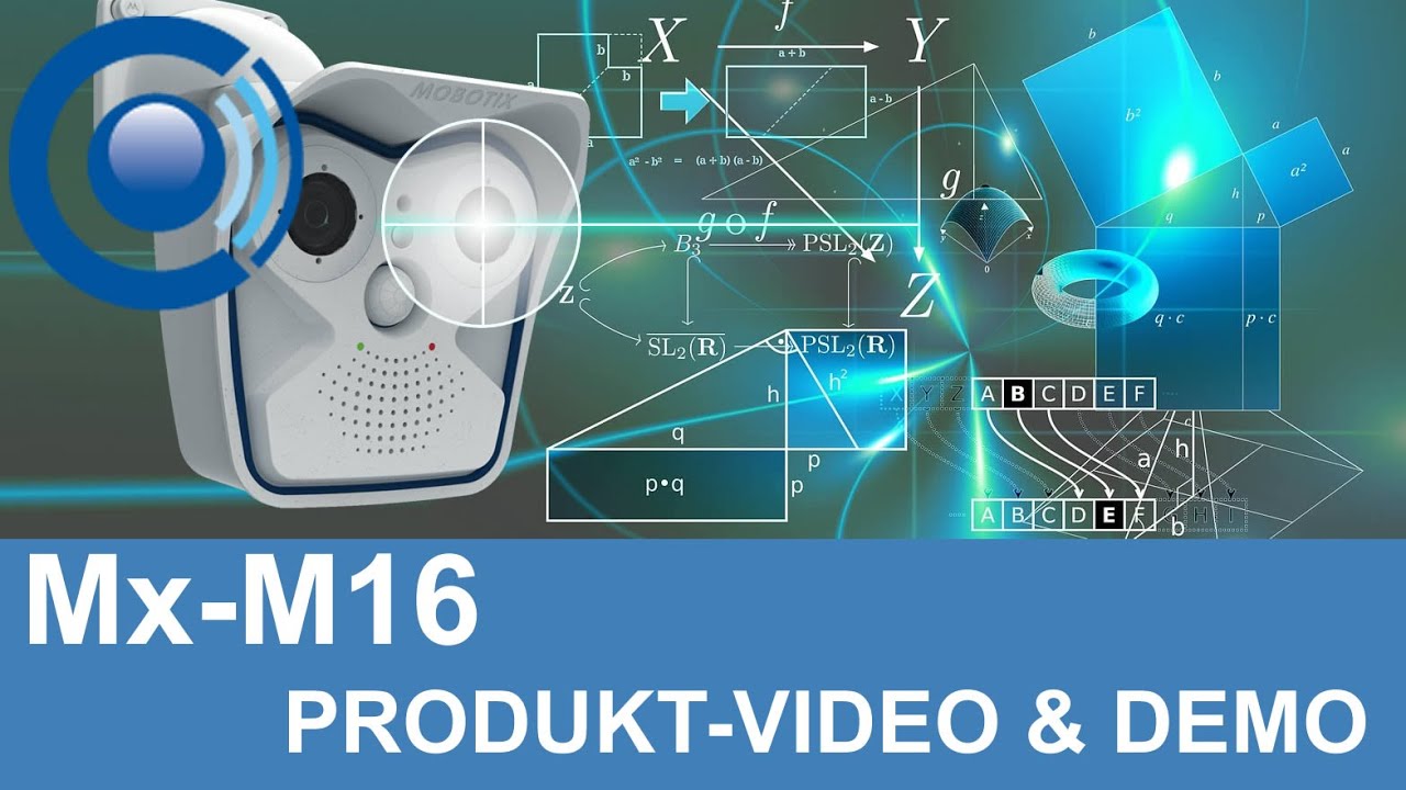 Mobotix M16 - Produkt-Video - Demo Objektiv-Winkel, Bewegungs-Erkennung & Funktionen