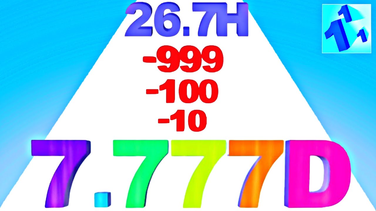 NUMBER MASTER - Number Merge Run: Shooting - Gameplay Walkthrough Android iOS
