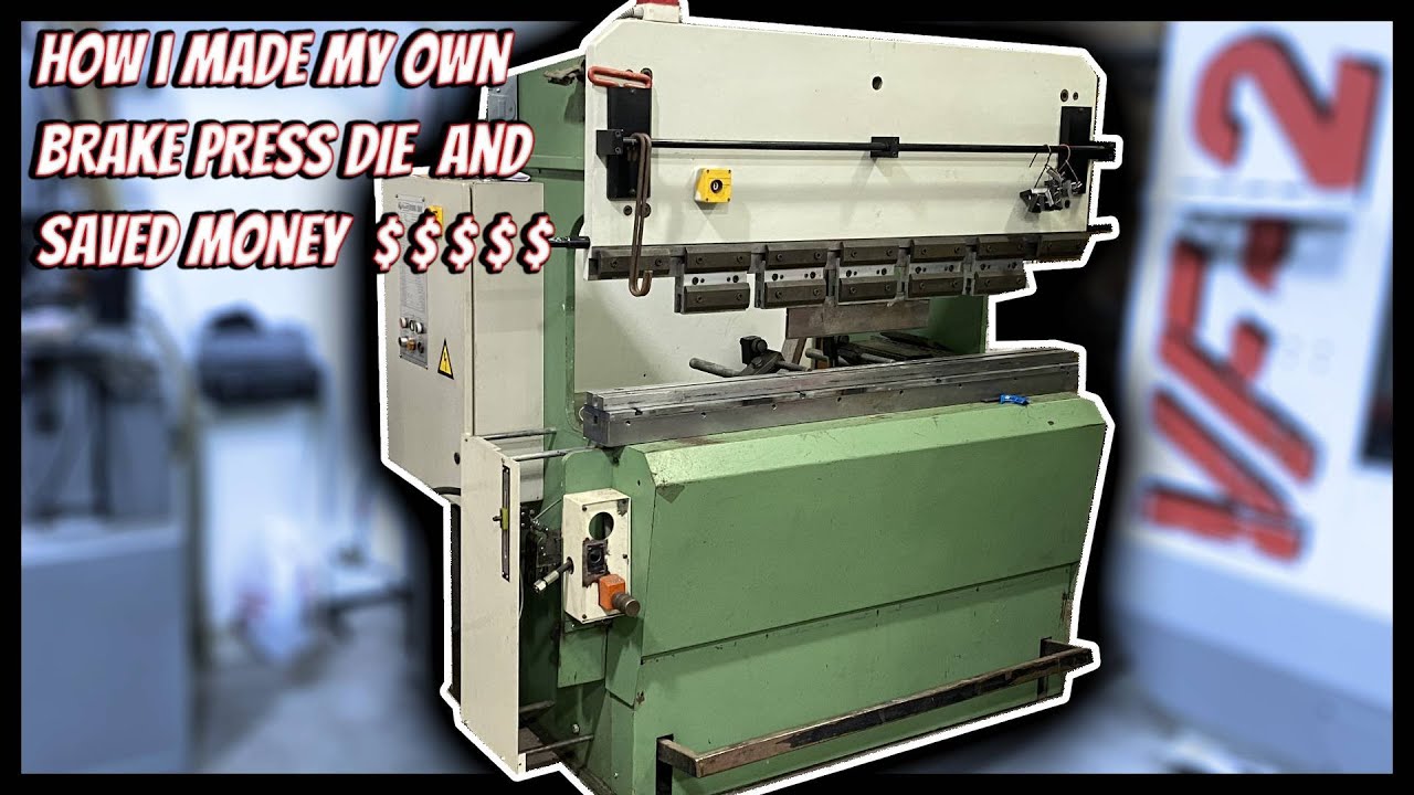 DIY Shop Built Adjustable Press Brake Die.