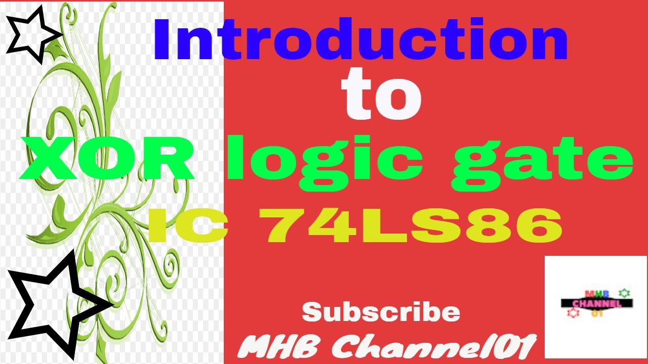 Introduction to XOR logic gate IC 74LS86