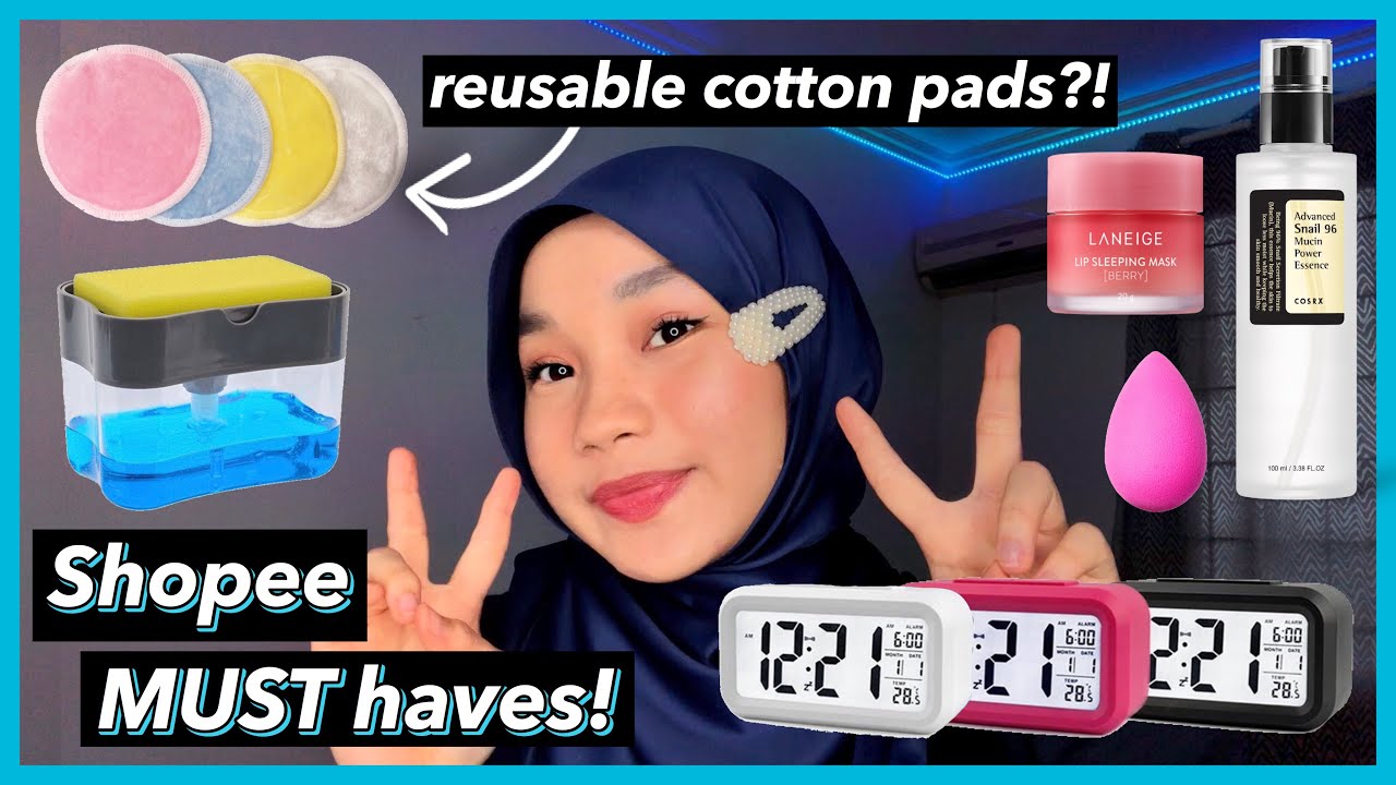 SHOPEE HAUL | Cheap MUST Have Items!  ( Phone case, Alarm Clock, Accessories, Beauty Blender )