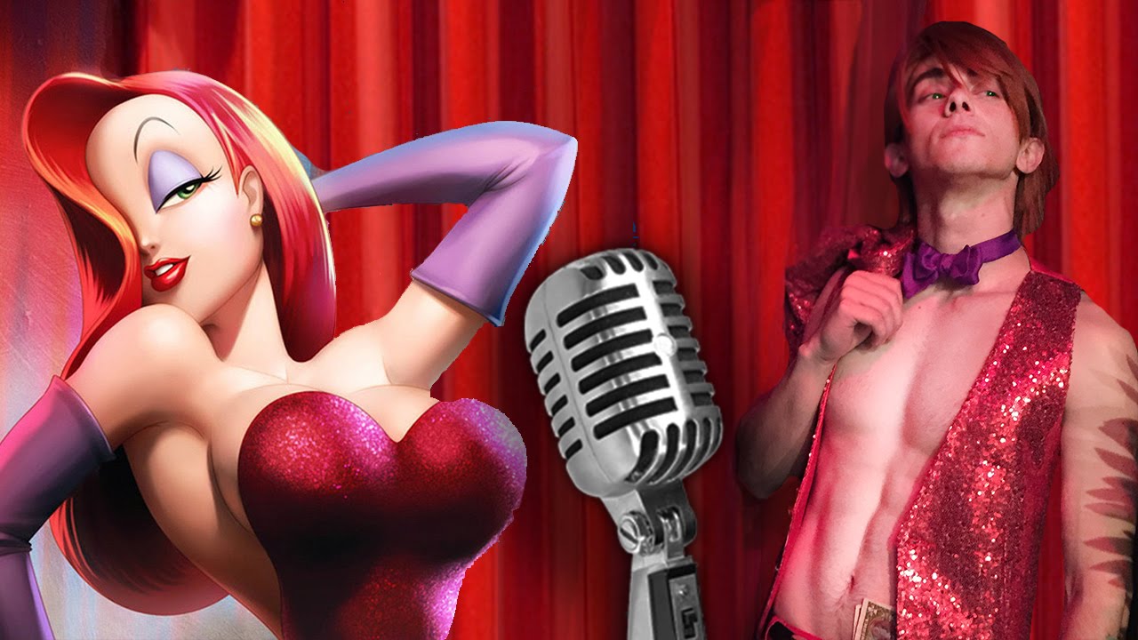 Male Jessica Rabbit - Chris Villain Cover