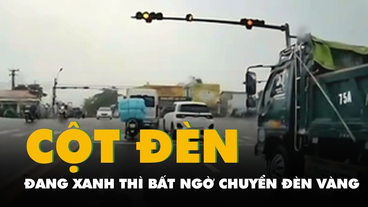 Clip đèn xanh còn 34 giây bất ngờ chuyển đèn vàng: Cảnh sát giao thông TP Huế nói gì?