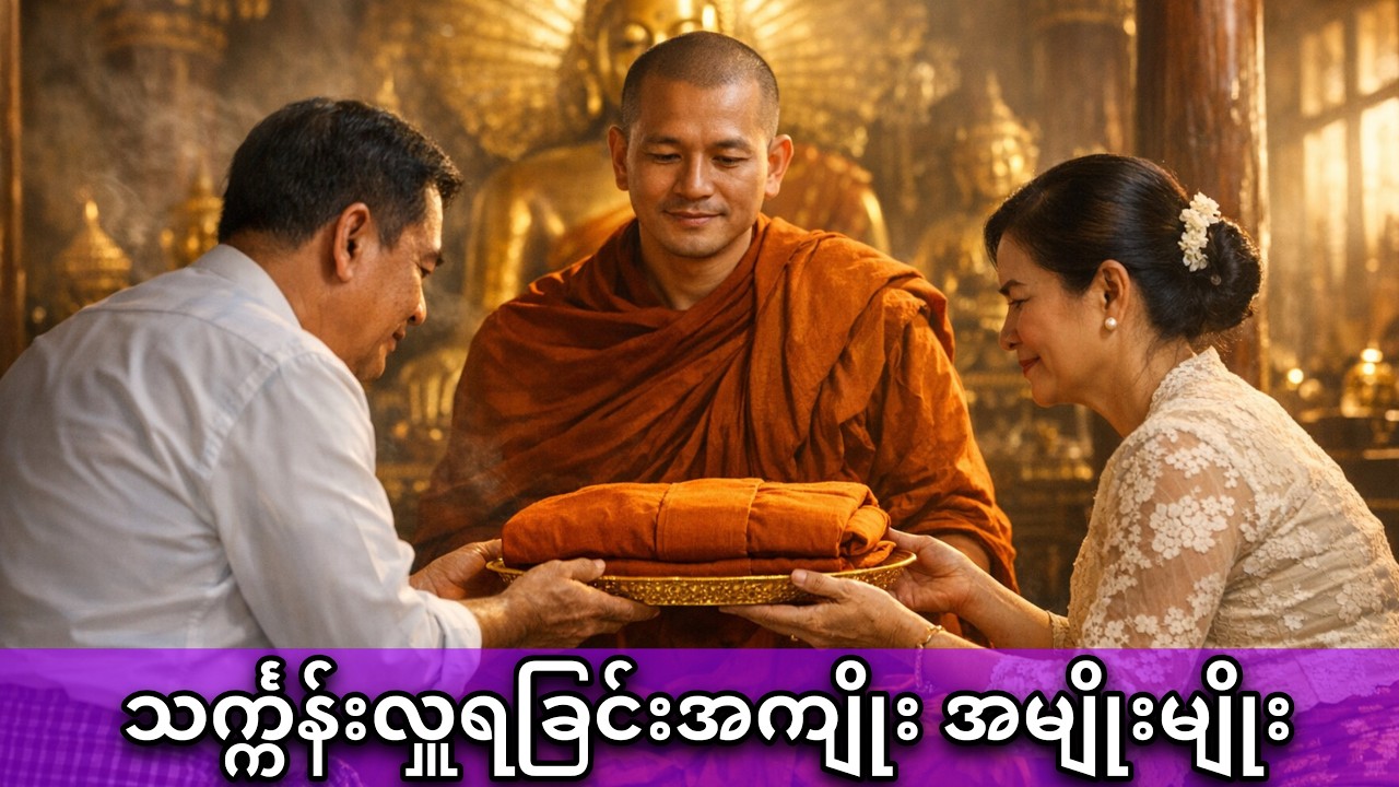 သင်္က္ကန်းလှူရခြင်းအကျိုး အမျိုးမျိုး#တရားတော်များ