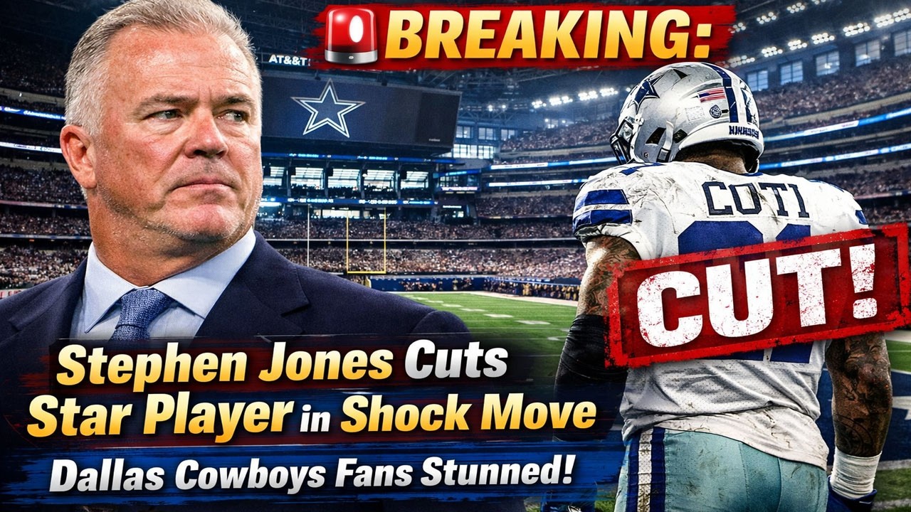 🚨 BREAKING: Stephen Jones CUTS Star Player! Cowboys Nation in CHAOS — What Happens Next?!