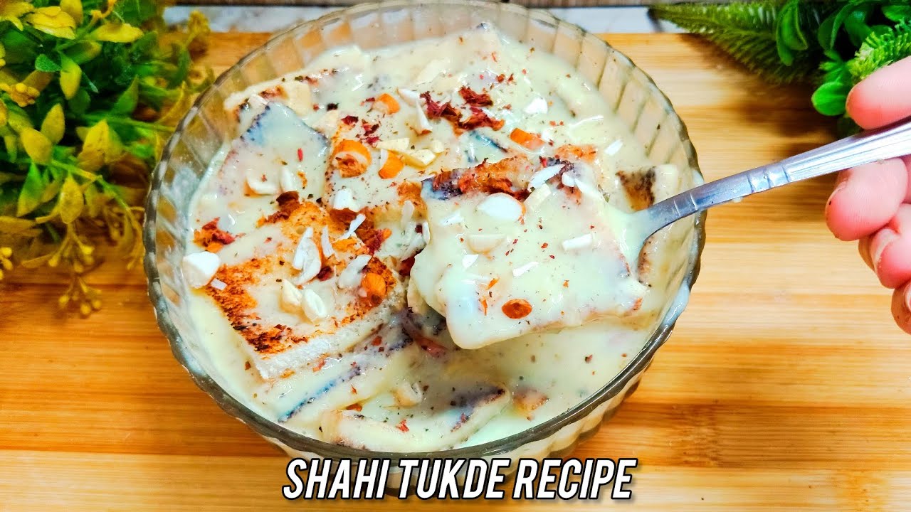 Shahi tukde Recipe By Come, Cook With Me 