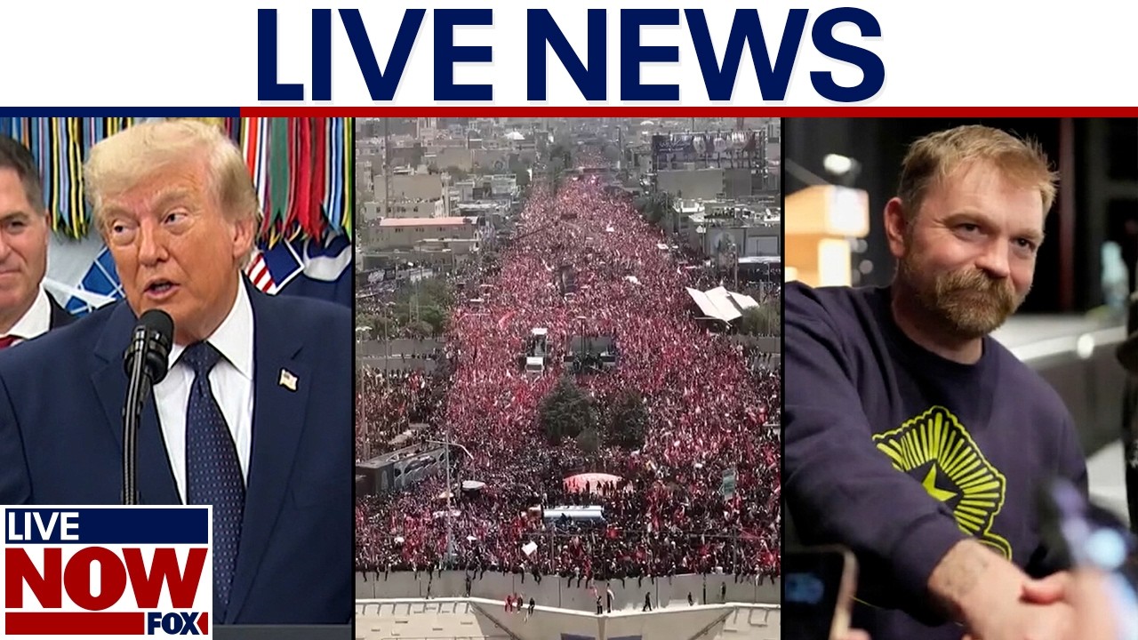 LIVE NEWS: Trump in Turkey, Iran strikes ship, Platner allegations, Charlie Kirk case hearing & more