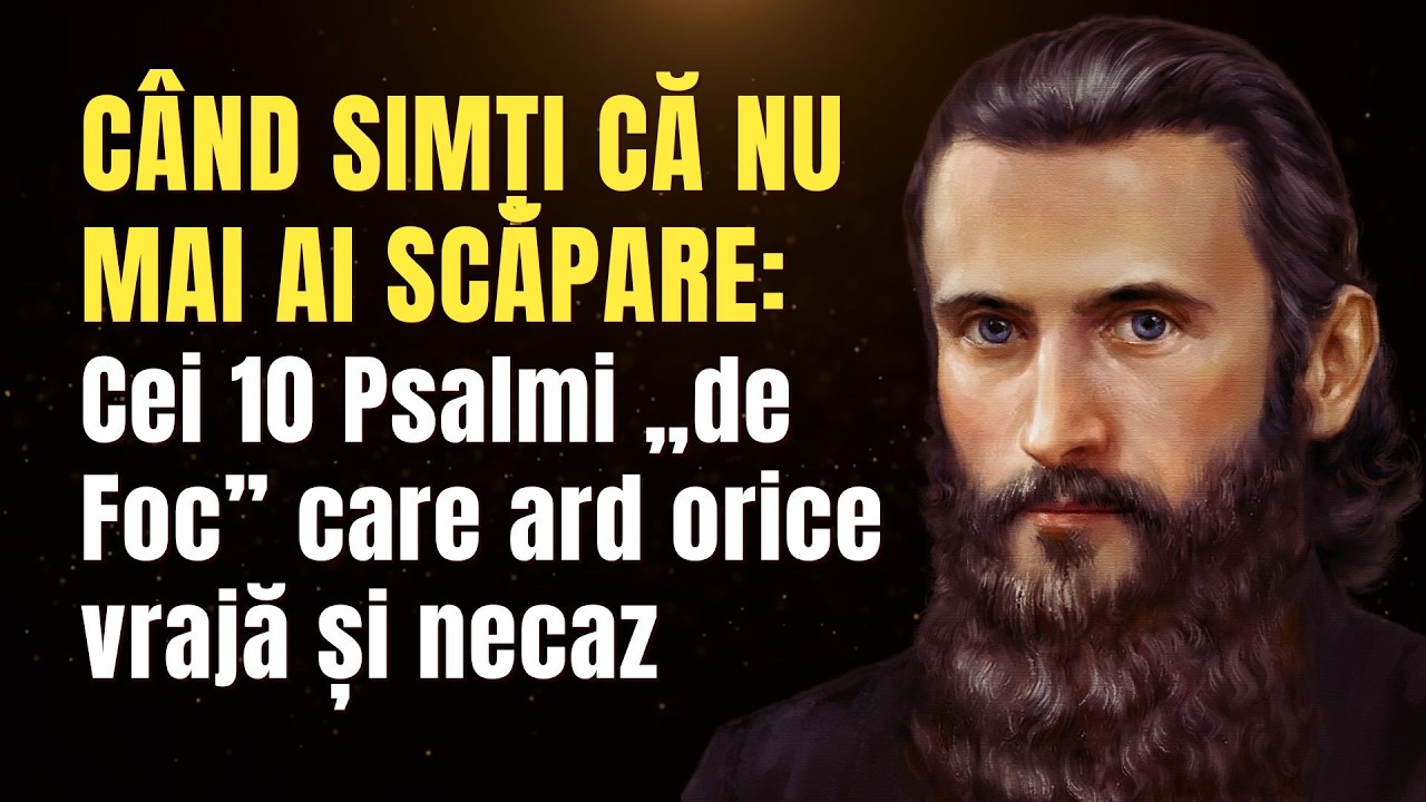 Când simți că nu mai ai scăpare: Cei 10 Psalmi „de Foc” care ard orice vrajă și necaz