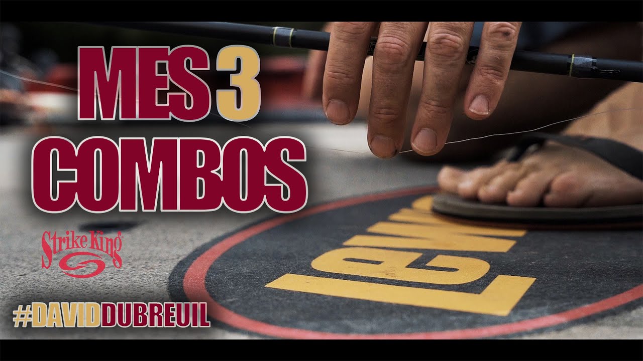 Les 3 cannes de David Dubreuil #lew's #strikeking