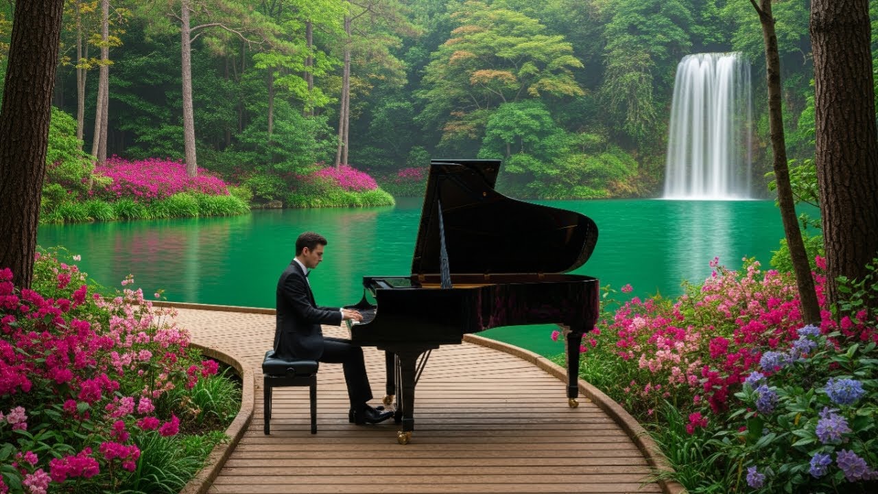 Relaxing Piano Music with Nature Scenery | Deep Sleep Piano for Calm and Healing