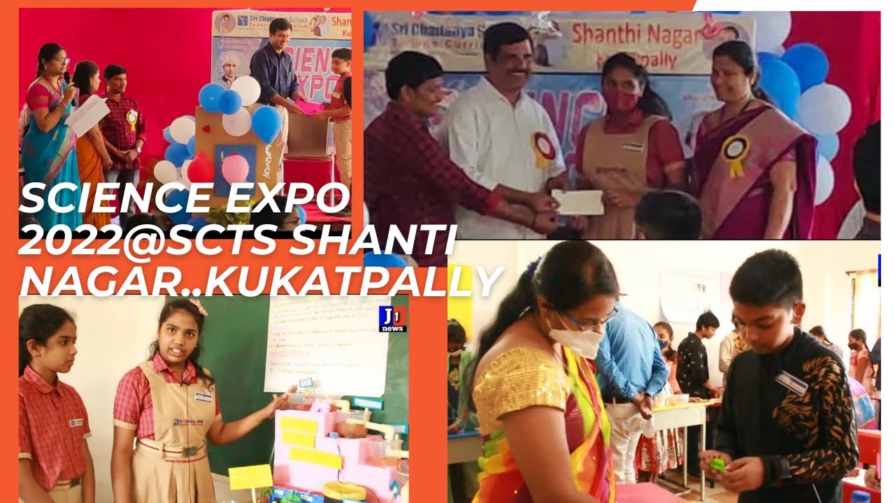 Science Expo 2022@ Sri Chaitanya school #Shanti nagar # kukatpally#J1 news