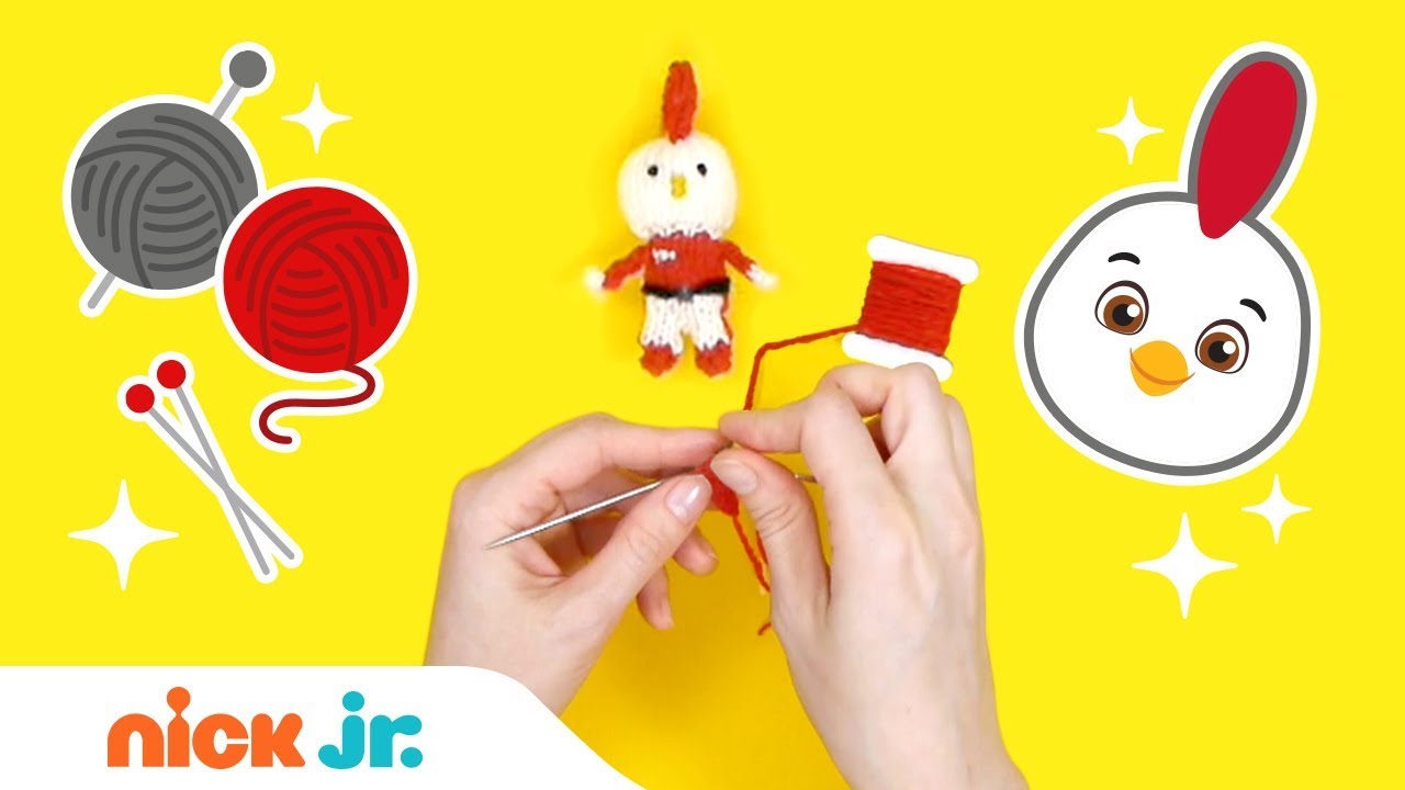 5 Minutes to Knit It: Rod from Top Wing 🐤| Stay Home #WithMe | Arts + Crafts | Nick Jr.