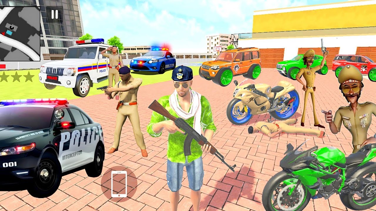 🤩 Aaj Mai Police Officer Ban Gya 🚨💥 Indian Theft Auto 💥🤯 Indian Bike Driving 3d 💥🤩 New Update Cheat