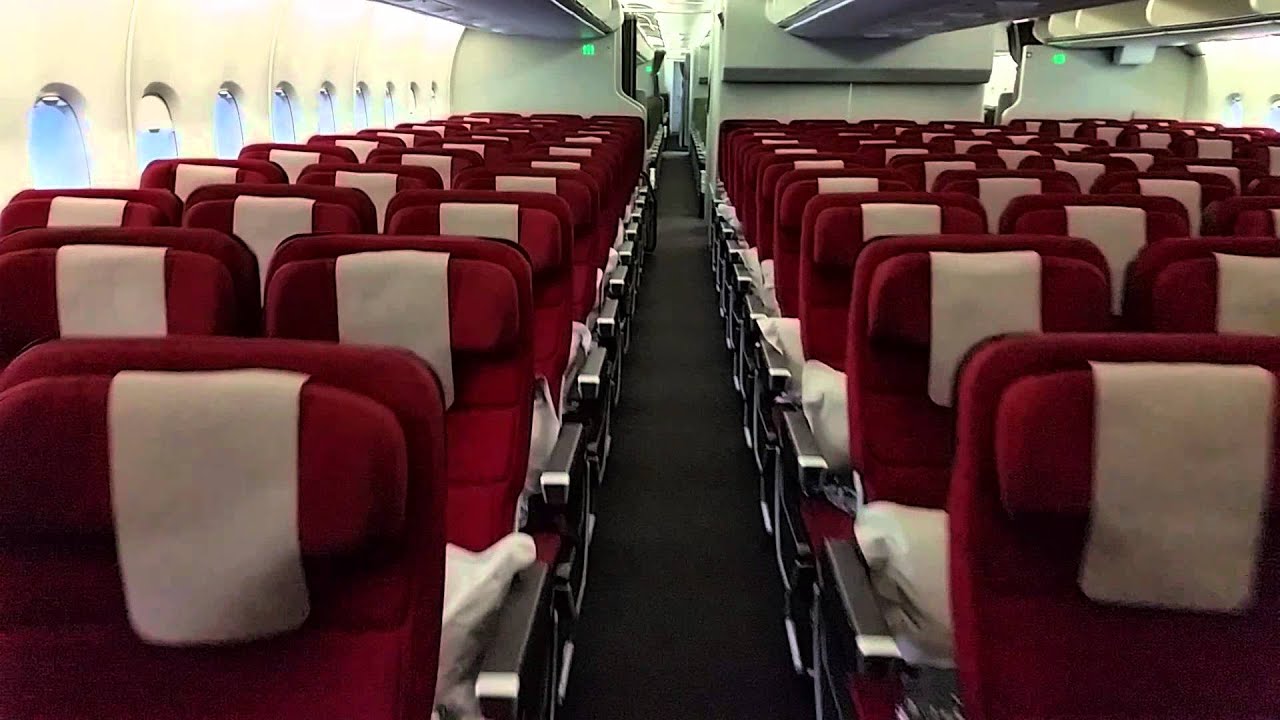 Qantas A380 cabin walkthrough - main deck