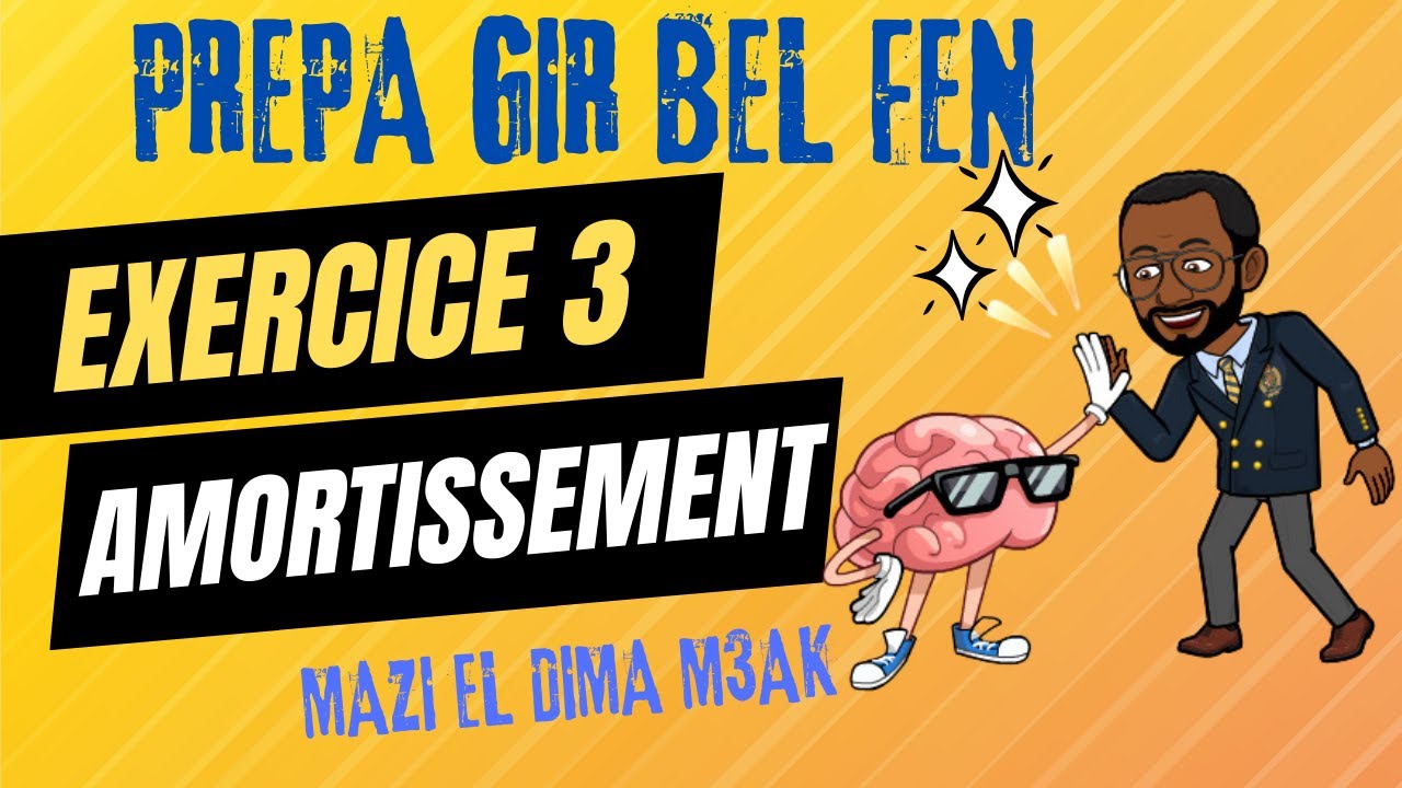 les amortissements (exercice 3)