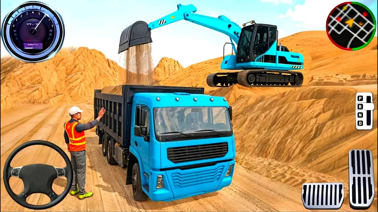 Railroad Builder Simulator 3D - Highway Excavator Construction JCB - Android GamePlay