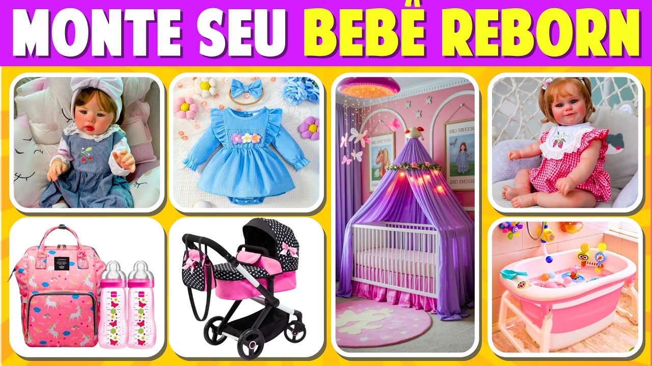 🩷​ MONTE O ENXOVAL DOS SONHOS PARA O SEU BEBÊ REBORN 🩷​