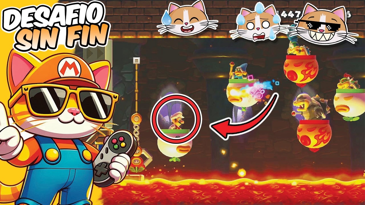 NI TODA LA MALA SUERTE DEL MUNDO ME VENCERÁ - DESAFÍO MARIO SIN FIN TEMP 56 #howlmaker #howl