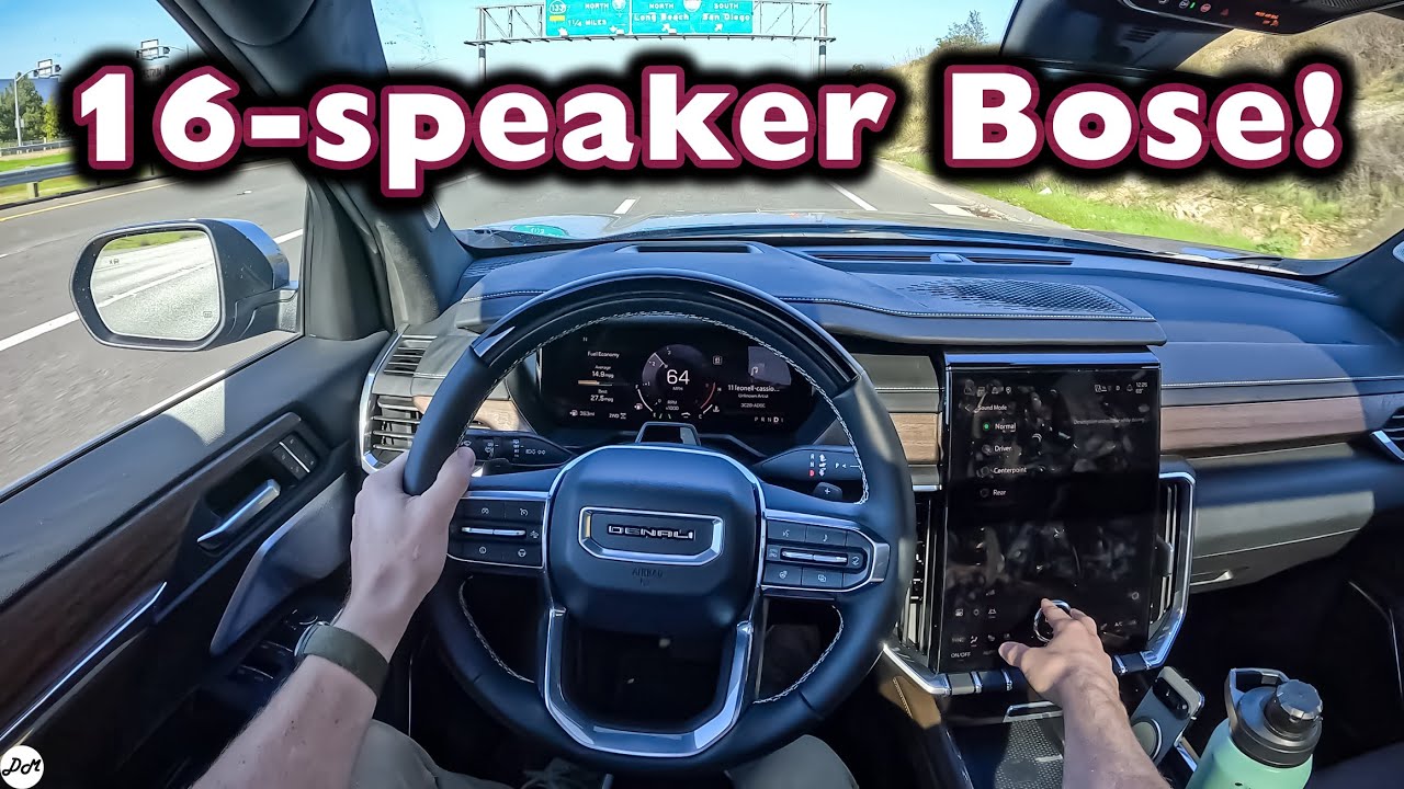 2026 GMC Acadia Denali Ultimate – Bose 16-speaker Performance Series Sound System Review