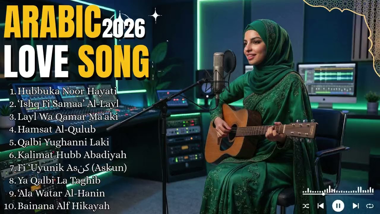 Arabic Love Songs Acoustic Guitar — Soft Unplugged Romance